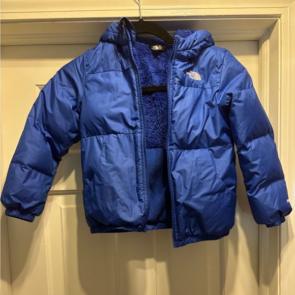 Kids toddlers The North Face Blue Fleece Jacket 6t euc - Picture 1 of 3